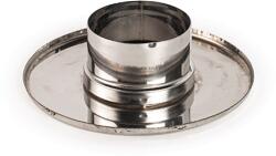 Inoxterm takaró rozetta tömítőgyűrűvel - fémszínű (Ø80 mm) (P5302)