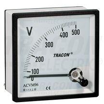 TRACON Feszültségmérő analóg táblaműszer 0-120V AC 1.5-osztály 72mm x 72mm TRACON - ACVM72-120 (ACVM72-120)