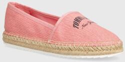 Tommy Jeans espadrilles TJW VARSITY ESPADRILLE rózsaszín, EN0EN02470 - rózsaszín Női 38