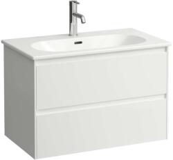 Laufen Lani for Lua - Szekrény mosdókagylóval, 51x77x44 cm, 2 fiókkal, matt fehér színű H8600872601041 (H8600872601041)