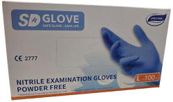  SD Glove Nitril P. mentes kesztyű 100db L - delfinbuvar