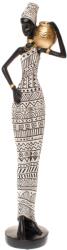 Ella Home Ro Statueta African Girl 1, Rasina, Negru, 42 cm ComfortTravel Luggage (2557)