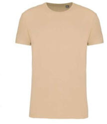 Kariban Uniszex körkötött organikus póló rövid ujjú, Kariban KA3032IC, Light Sand-S (ka3032iclsa-s)