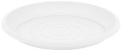 Prosperplast Terra virágcserép alátét, 17 cm - fehér (POD17-S449)