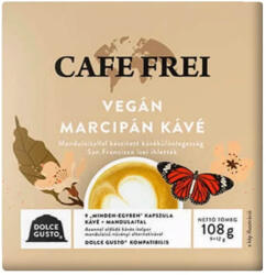 Cafe Frei Café Frei, Dolce-Gusto Vegán marcipán kávékapszula növényi tejjel, 9db kapszula/dobozos kiszerelésben