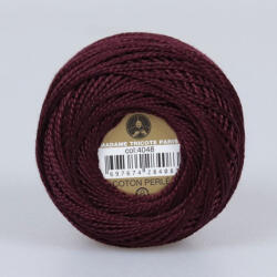 Madame Tricote Paris - Coton Perlé 8 - Bordó - 4048