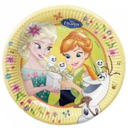  8 darabos papírtányér - Disney - Jégvarázs - 23 cm