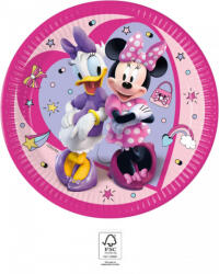 Disney Minnie Junior papírtányér 8 db-os 23 cm FSC (PNN93830)