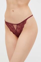 Calvin Klein Underwear tanga bordó - burgundia M