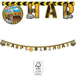Építkezés Grabber Happy Birthday felirat FSC 2 m (PNN95474)