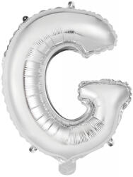 Silver, Ezüst G betű fólia lufi 45 cm (DPA9909614)