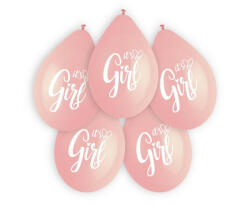  It's a Girl függő léggömb, lufi 5 db-os 13 inch (30 cm) (MLG168297)