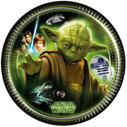 Star Wars Heroes papírtányér 8 db-os 19, 5 cm (PNN84400) - gyerekagynemu