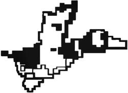 matrica. shop Nintendo Duck Hunt jobb matrica