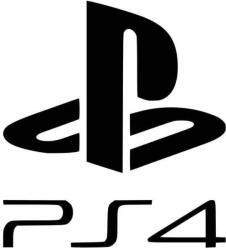matrica. shop PS4 felirat és logó matrica