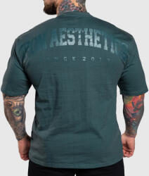 Iron Aesthetics Tricou oversize Iron Aesthetics College, verde: Verde XXXL (P2904A15859)