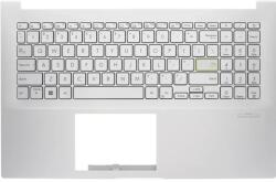 ASUS Tastatura originala Asus R528EA iluminata US cu Palmrest argintiu
