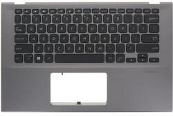 ASUS Tastatura originala Asus 90NB0KP2-R32US1 iluminata US cu Palmrest gri