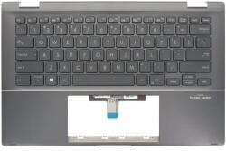ASUS Tastatura originala Asus 90NB0NY1-R32US0 iluminata US cu Palmrest gri