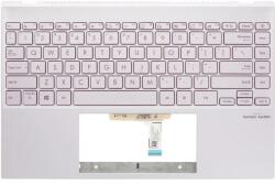 ASUS Tastatura originala Asus 90NB0SL2-R30US0 iluminata US cu Palmrest violet