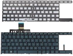 ASUS Tastatura originala Asus UX481FLY iluminata US cu Palmrest albastru