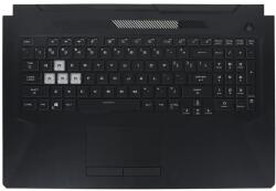 ASUS Tastatura originala Asus 90NR0743-R30US0 iluminata US cu Palmrest negru