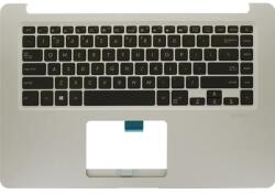 ASUS Tastatura originala Asus 90NB0GS1-R31290 iluminata US cu Palmrest auriu
