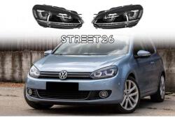 Tuning - Specials Faruri LED compatibil cu VW Golf 6 VI (2008-2013) Design Golf 7 3D U Design Semnal LED Dinamic (6411)