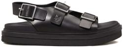 Calvin Klein Sandale Flat Molded Sandal Buckle YW0YW01785 0GJ triple black (YW0YW01785 0GJ triple black)