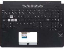 ASUS Tastatura originala Asus 90NR02N1-R30US1 iluminata US cu Palmrest negru