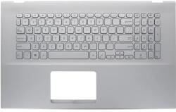 ASUS Tastatura originala Asus S712DA iluminata US cu Palmrest argintiu