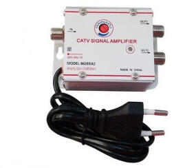JMA Amplificator splitter semnal TV CATV, 2 iesiri, 20db