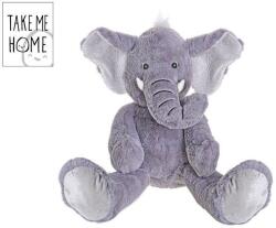 Mikro Plüss elefánt 36 cm - plüss játékok