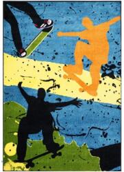 Covor Modern cu Skateboard 11136 Selectează mărime: 160 X 230