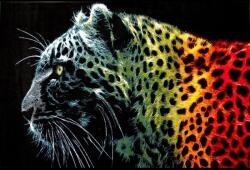  Covor Multicolor cu Leopard 11016/180 Selectează mărime: 200 X 300 Covor