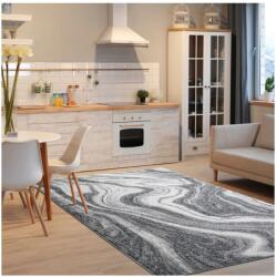  Covor Beenom cu model abstract gri-alb 1015-155 Selectează mărime: 120 X 170 Covor