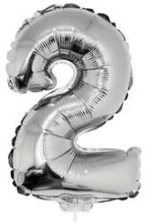  Számos lufi - 2, ezüst, 42 cm - vegyesbolt