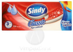 Sindy papír zsebkendő Classic 3rtg 100db EasyOpen - vegyesbolt