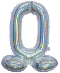  Ezüst színű hologramos lábas lufi - 0 - vegyesbolt