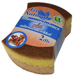 Eco Natural mosogatószivacs réz mikroszemcsékkel 2 db - vegyesbolt