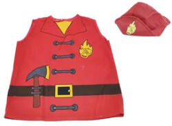  Tűzoltó mellény és kalap