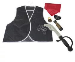  Kalóz jelmez: mellény 5db kiegészítővel