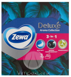 Zewa Deluxe 3rét. Dobozos Papírzs. AromaCol 60db - vegyesbolt