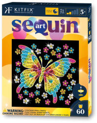  KitFix Sequin Art 60 - Pillangó