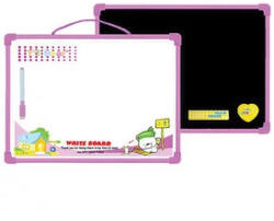 Mágneses kétoldalas rajztábla - rózsaszín, nagy