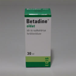 Betadine bőrfertőtlenítő szer 30 ml - vegyesbolt