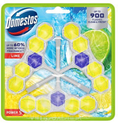 Domestos Power5 WC-rúd 3x50g Lime