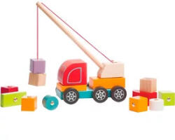 Cubika Fa darus autó mágneses rakománnyal - vegyesbolt