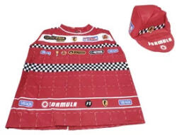  Autóversenyző mellény és kalap