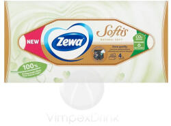 Zewa Softis 4rét. dob. papír zsebkendő NaturalSoft 80 db Új - vegyesbolt
